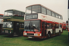 London Suburban Bus 217 (L217 TWM) and Nottingham City Transport 382 (F382 GVO) at Showbus – 25 Sep 1994 (241-14)