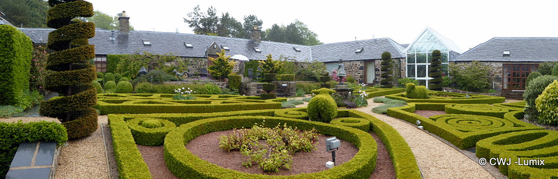 Carestown Steading Garden on a wet May 30th 2015