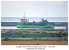 Victor Horta, dredger leaving Newhaven 15 9 2021