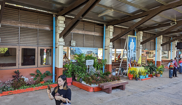 Ambiance de gare paisible