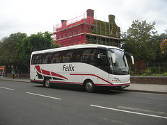 Felix Coaches and Taxis FJ53 VDK in Colchester - 23 Sep 2009 (DSCN3501)