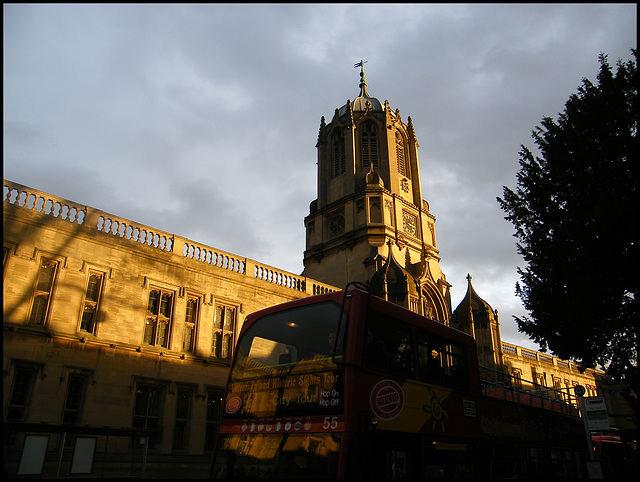 golden light on the Tom Tower