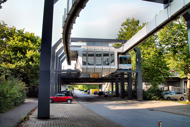 H-Bahn-Station "Campus Nord" (Technische Universität Dortmund, Dortmund-Barop) / 20.08.2021