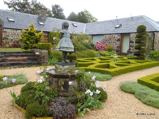 Carestown Steading Garden on a wet May 30th 2015