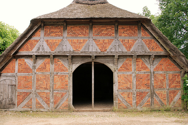 Fachwerkscheune im Museumsdorf Am Kiekeberg