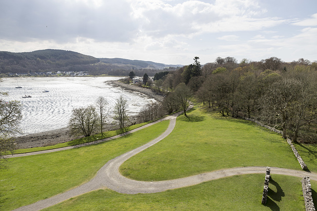 View south from Dunstaffnage Castle near Oban, Scotland