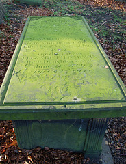 Memorial to Charles, Rebecca and Elizabeth Darwin, Wentworth Old Church, South Yorkshire