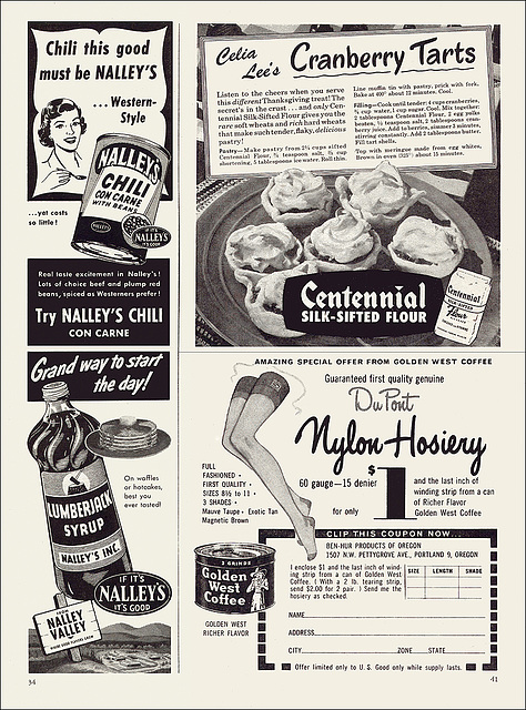 B&W Ads, 1951