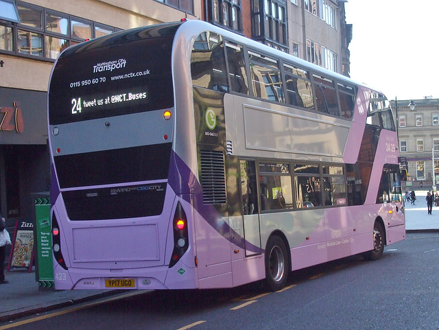 DSCF4740 Nottingham City Transport 423 (YP17 UGO) - 13 Sep 2018