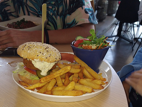 Veggie-Burger im Todi