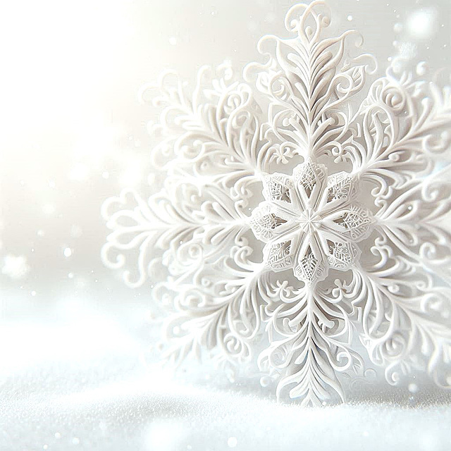 White Winter Wall