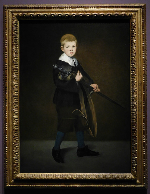 Boy with a Sword by Manet in the Metropolitan Museum of Art, December 2023