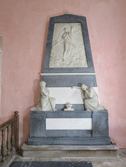 rendlesham church, suffolk  (23)c19 tomb of lady rendlesham +1814 by flaxman