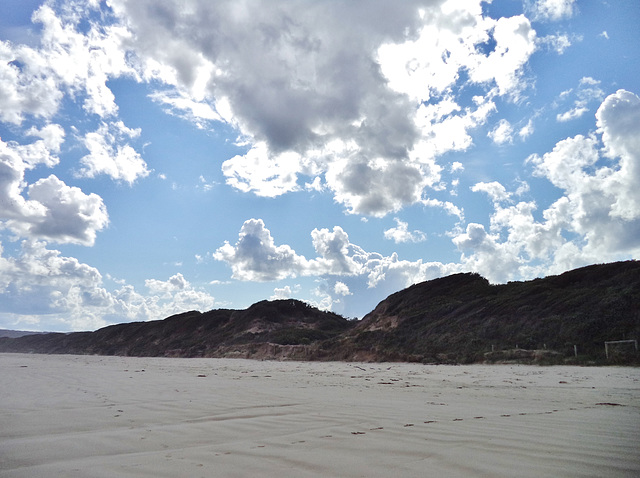 clouds over Waratah Bay