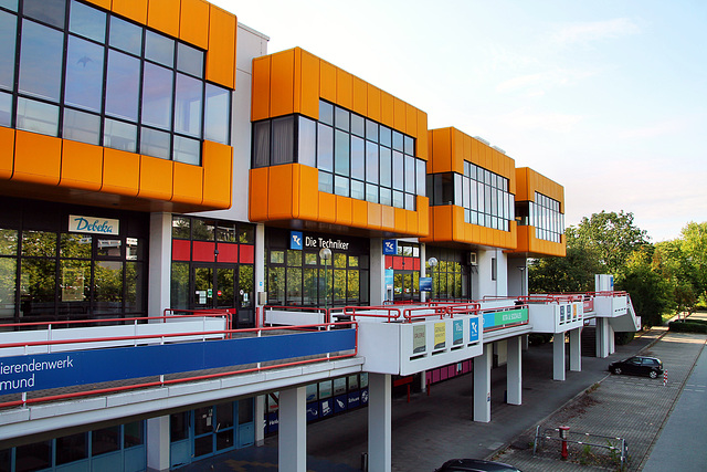 Gebäude der Uni-Mensa (Technische Universität Dortmund, Dortmund-Barop) / 20.08.2021