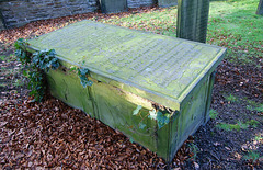 Memorial to the Joseph, Charles and John Darwin, Wentworth Old Churchyard, South Yorkshire