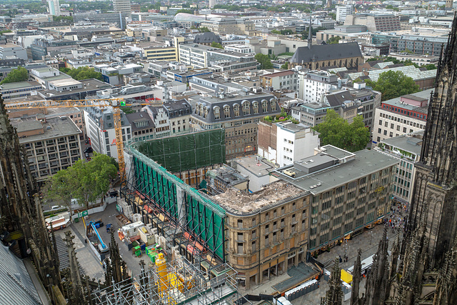 Köln - Blick vom Vierungsturm des Kölner Doms