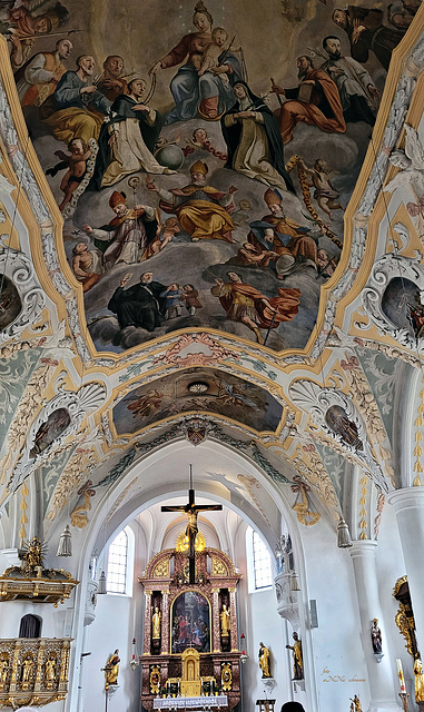 Deckengemälde Kirche Aschau