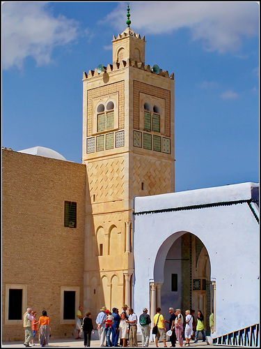 Kairouan : ingresso alla moskea del barbiere