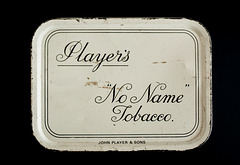 Player's "No Name" Tobacco Tin