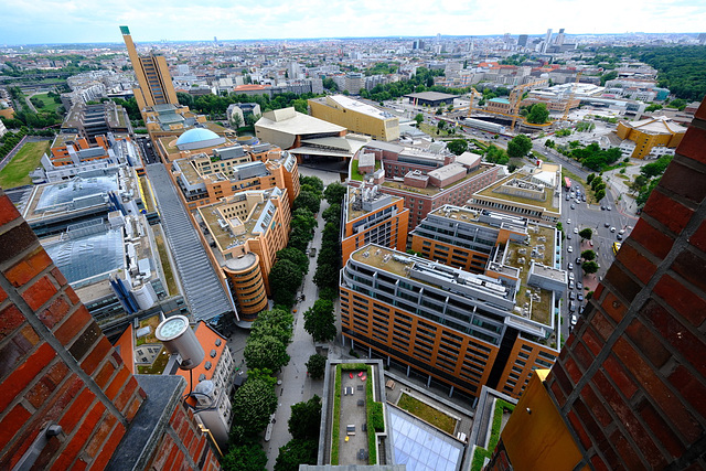 Blick vom Panoramapunkt Berlin