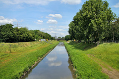 Die Emscher in Bottrop-Ebel / 9.06.2019