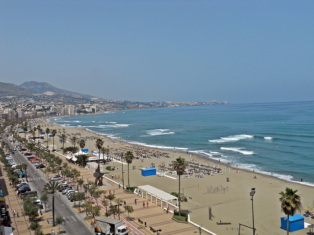 View from Hotel Yaramar Room Balcony,Fuengirola 1st June 2017