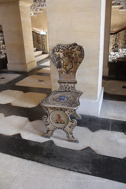 Hall Chair, Entance Hall, Grimsthorpe Castle