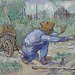 Detail of First Steps After Millet by Van Gogh in the Metropolitan Museum of Art, May 2011