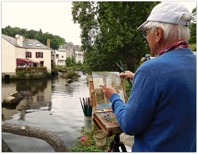 PONT AVEN,, un peintre anglais