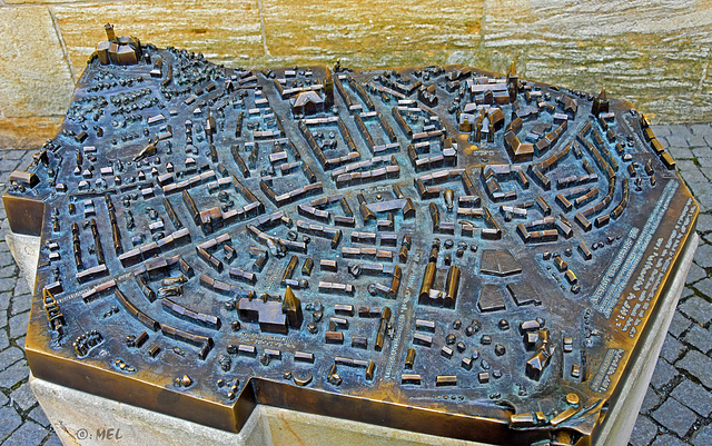 Modell der Stadt Wernigerode