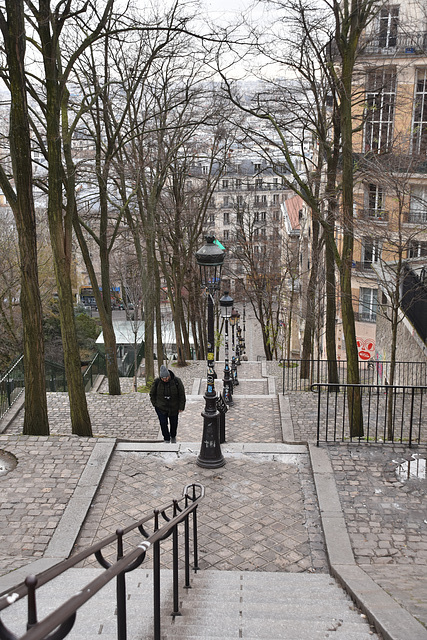 escalier près du funiculaire