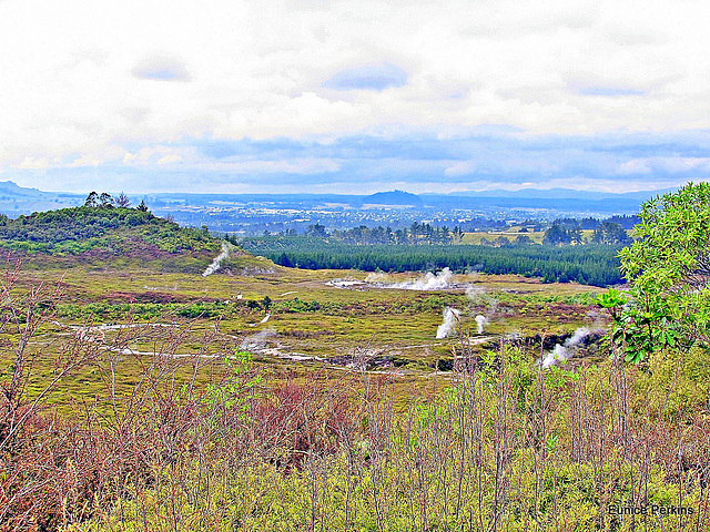 View Over The "Craters Of The Moon".