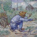 Detail of First Steps After Millet by Van Gogh in the Metropolitan Museum of Art, May 2011