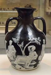 The Portland Vase in the British Museum, April 2013