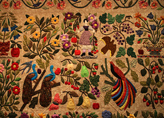 Details of a quilt