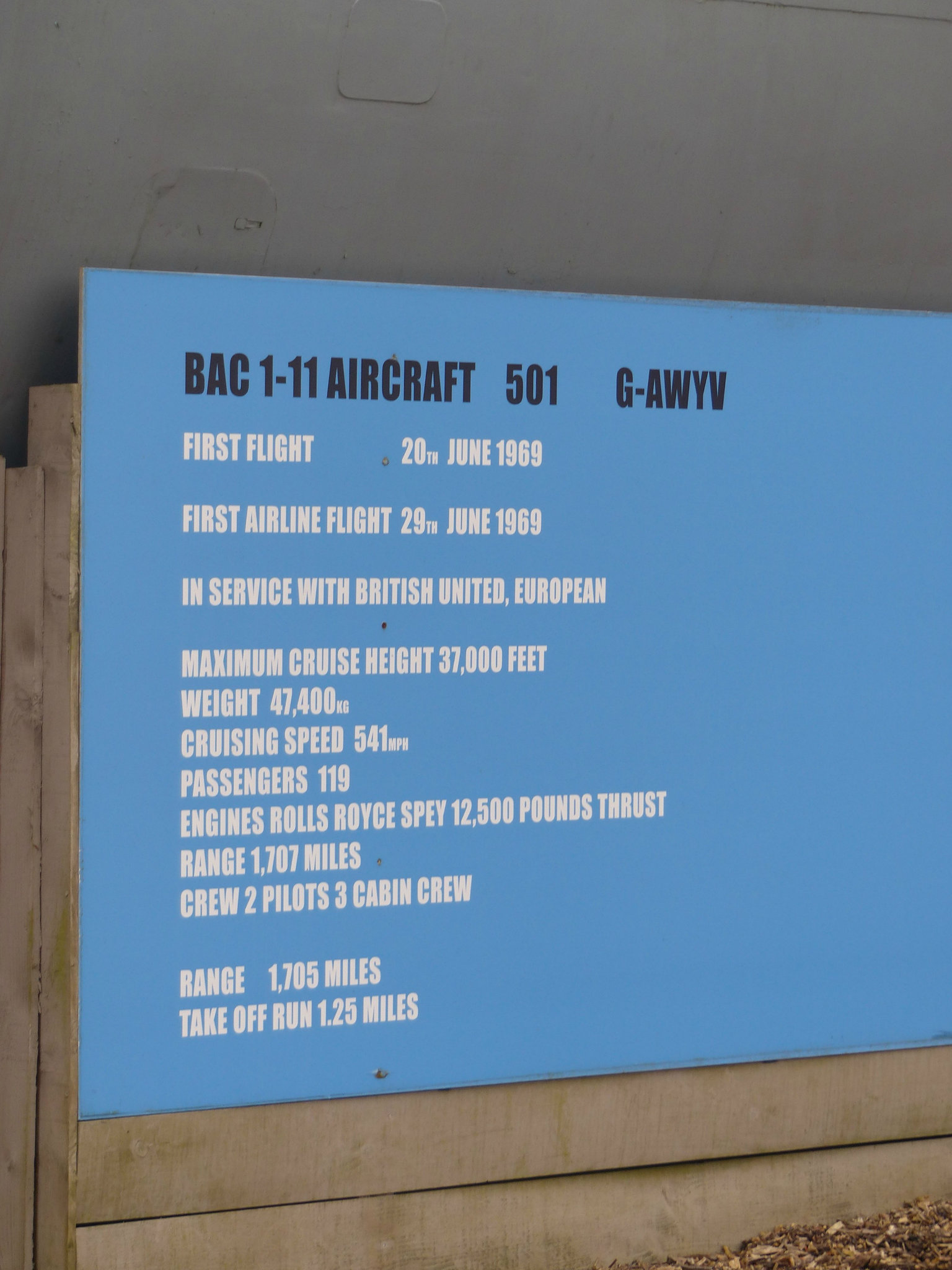 Flying Without Fear BAC 1-11 (2)  - 21 February 2018