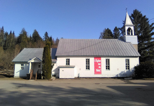 Les bienfaisances de l'église..../ A religious message ....