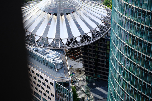 Blick vom Panoramapunkt Berlin