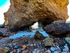 Rock pools at the base of the cliff path to McFarquhar's Cave