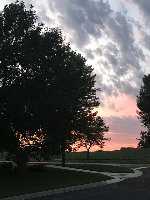August sunset