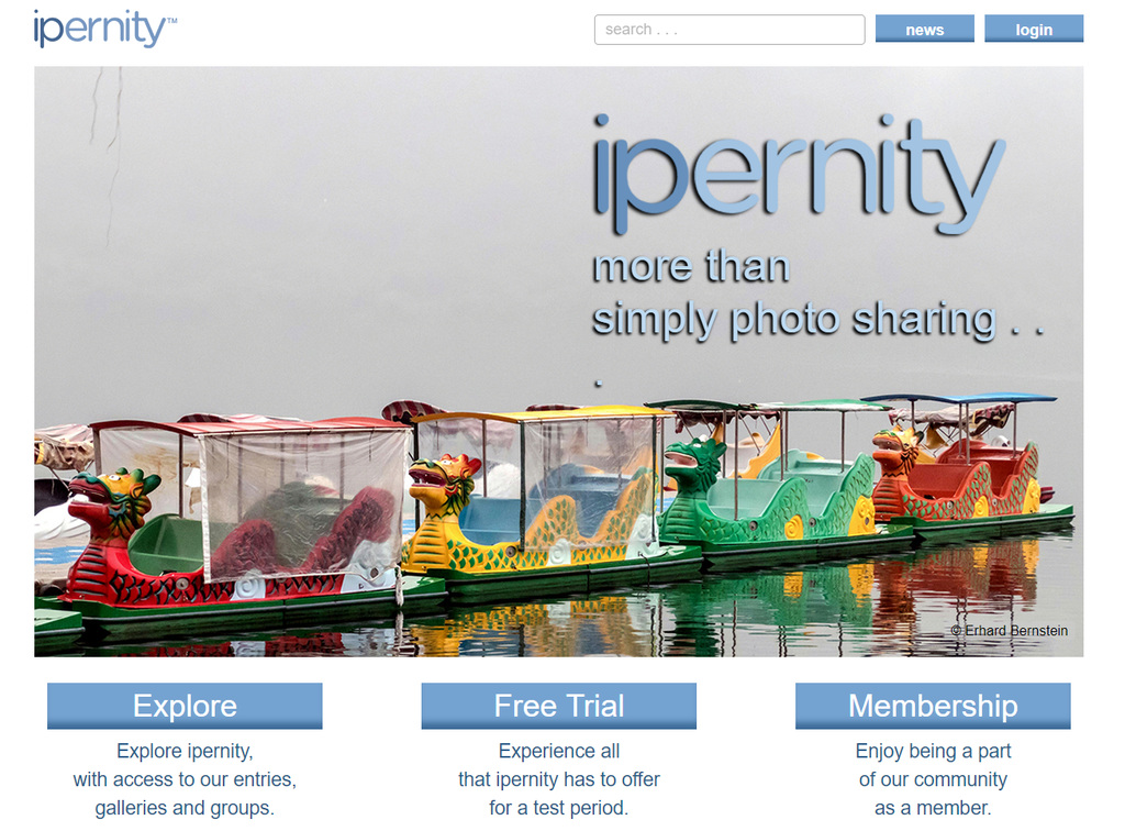 Ipernity - Frontpage 2018