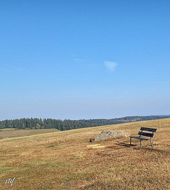 keine besondere Bank ... aber mit Ausblick (1 PiP)