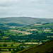 View from the Long Mynd to The Stiperstones.