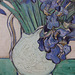 Detail of Irises by Van Gogh in the Metropolitan Museum of Art, May 2011