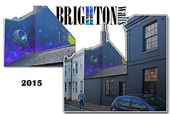 Gable end galaxy - Brighton Walls - 31.3.2015