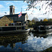 clouds on the canal