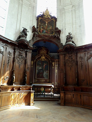 Intérieur de l’église abbatiale de Valloires à  Argoules (80)