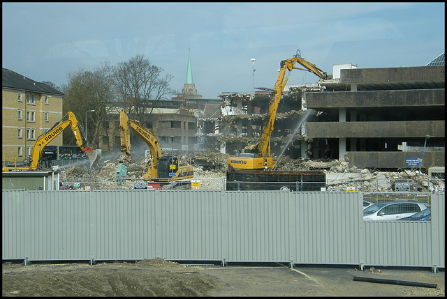 car park demolition