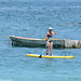 Venezuela, The Bay of Valle Seco, Mastering on the Rowing Board